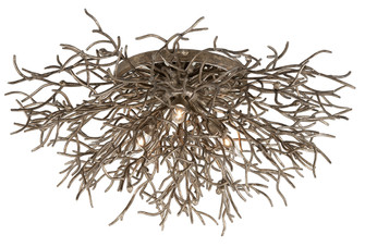 Sierra Three Light Flush Mount in Distressed Bronze (67|C6090)