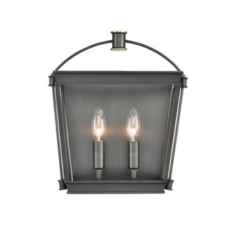 Manor Two Light Bathroom Fixture in Urban Bronze (452|WV312202UB)