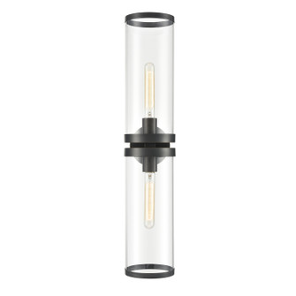 Revolve II Two Light Bathroom Fixture in Clear Glass/Urban Bronze (452|WV311602UBCG)