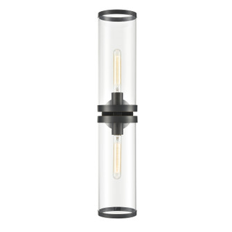 Revolve Ii Two Light Bathroom Fixture in Clear Glass/Urban Bronze (452|WV311602UBCG)