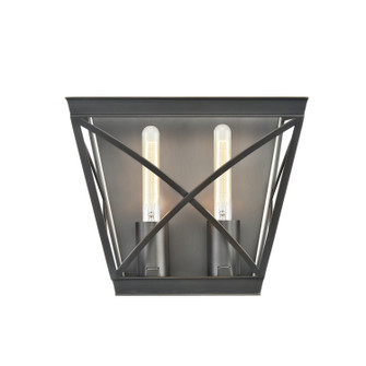 Lattice Two Light Bathroom Fixture in Urban Bronze (452|WV309602UB)