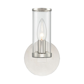 Revolve One Light Wall Sconce in Clear Glass/Polished Nickel (452|WV309001PNCG)