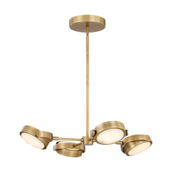 Blanco LED Pendant in Vintage Brass/Alabaster (452|PD325428VBAR)