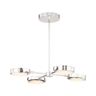 Blanco LED Pendant in Polished Nickel/Alabaster (452|PD325428PNAR)