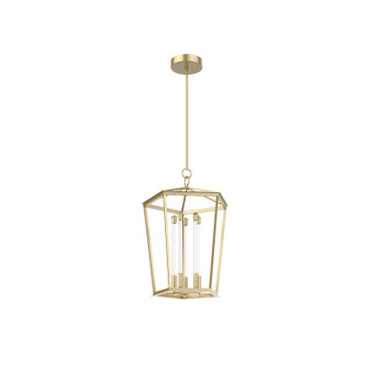 Delphine LED Pendant in Natural Brass (452|PD317122NB)