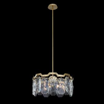 Piatta Four Light Pendant in Brushed Brass (238|039355-039-FR001)