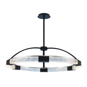 Athena LED Pendant in Matte Black W/ Polished Nickel (238|034851-051-FR001)