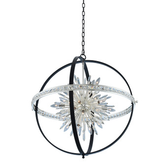 Angelo 24 Light Pendant in Matte Black w/ Polished Silver (238|033652-050-FR001)