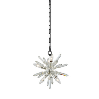 Angelo Six Light Pendant in Matte Black w/ Polished Silver (238|033610-050-FR001)