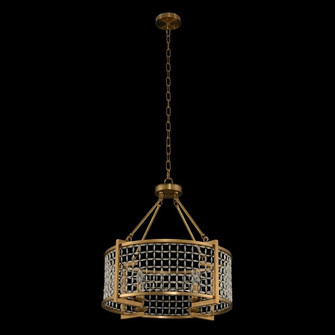 Verona Four Light Pendant in Brushed Pearlized Brass (238|032151-043-FR001)