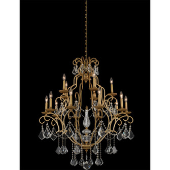 Elise 15 Light Chandelier in Gold Patina (238|027473-047-FR001)