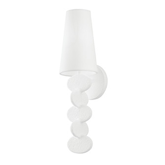 Ellios One Light Wall Sconce in Gesso White (67|B3501-GSW)