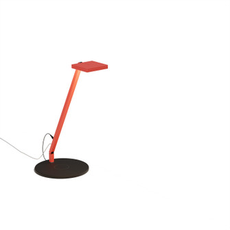 Focaccia LED Desk Lamp in Matte Fire Red (240|FCD-1-MFR-QCB)