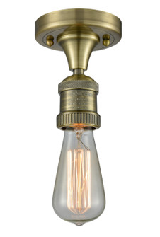 Franklin Restoration One Light Semi-Flush Mount in Antique Brass (405|517-1C-AB)