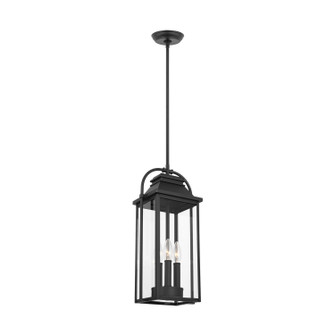 Wellsworth Three Light Outdoor Pendant in Textured Black (454|OL13209TXB)