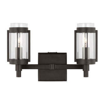 Flynn Two Light Bath Vanity in Aged Iron (454|LV1012AI) Flynn Two Light Bath Vanity in Aged Iron (454|LV1012AI)