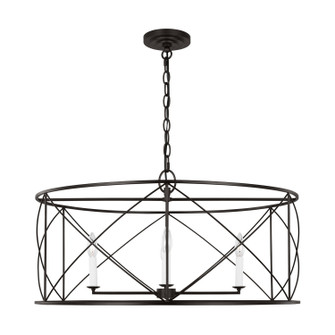 Beatrix Four Light Chandelier in Aged Iron (454|CC1624AI)