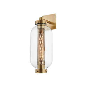 Atwater One Light Wall Sconce in Patina Brass (67|B7031-PBR)