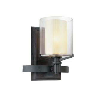 Arcadia One Light Bath and Vanity in Textured Iron (67|B1711-TRN)