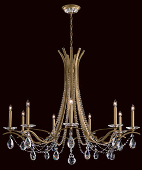 Vesca Nine Light Chandelier in Antique Silver (53|VA8339N-48R)