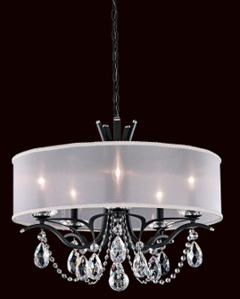 Vesca Five Light Chandelier in Black (53|VA8305N-51R1)