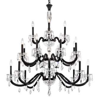Napoli 20 Light Chandelier in Black (53|S7620N-51R)