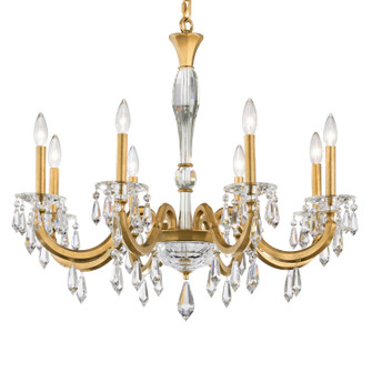 Napoli Eight Light Chandelier in Etruscan Gold (53|S7608N-23R)