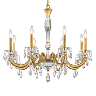 Napoli Eight Light Chandelier in Etruscan Gold (53|S7608N-23R)