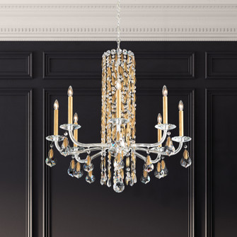 Siena Eight Light Chandelier in Black (53|RS83081N-51R)