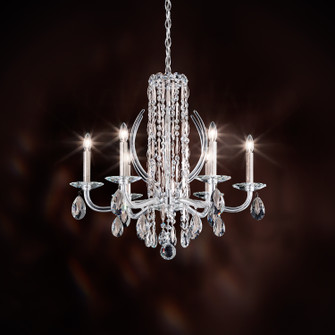 Siena Six Light Chandelier in Antique Silver (53|RS8306N-48R)