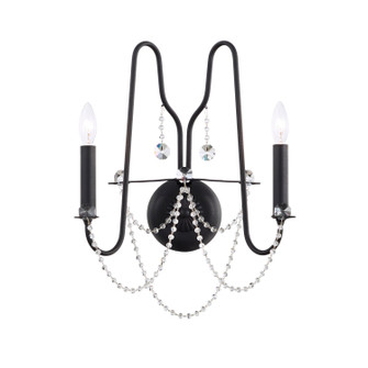 Esmery Two Light Wall Sconce in Antique Silver (53|AR1002N-48O)