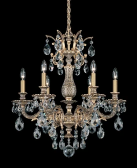 Milano Six Light Chandelier in Heirloom Bronze (53|5676-76R)
