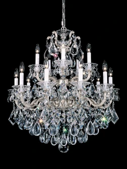 La Scala 15 Light Chandelier in Antique Silver (53|5075-48R)