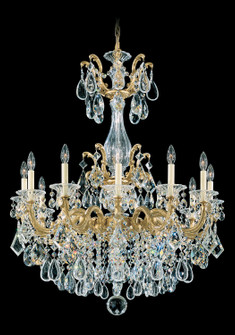La Scala 12 Light Chandelier in Antique Silver (53|5011-48R)