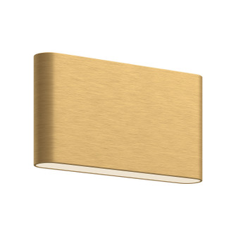 Slate LED All-Terior Wall in Brushed Gold (347|AT6510-BG)