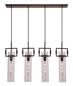 Four Light Pendant in Black (110|PND-2156 BK)