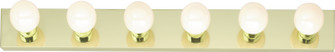 Six Light Vanity in Polished Brass (72|SF77-190)