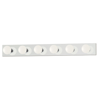 Essentials - 445x Six Light Bath Vanity in Polished Chrome (16|4456PC)