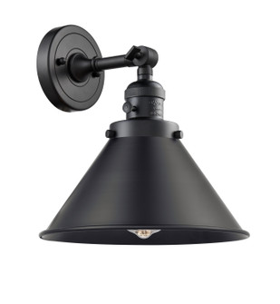 Franklin Restoration One Light Wall Sconce in Matte Black (405|203SW-BK-M10-BK)