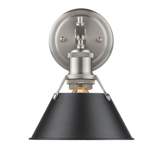 Orwell One Light Bath Vanity in Pewter (62|3306-BA1 PW-BLK)