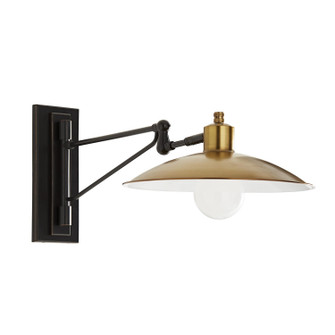 Nox One Light Wall Sconce in Antique Brass (314|49084)