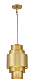 SpyGlass Terrace One Light Mini Pendant in Soft Brass (7|2531-695)