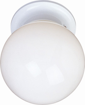 Essentials - 588x One Light Flush Mount in White (16|5889WTWT)