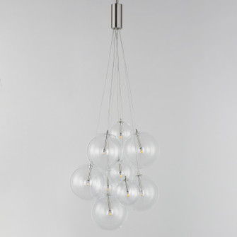 Burst LED Pendant in Satin Nickel (86|E25087-18SN)
