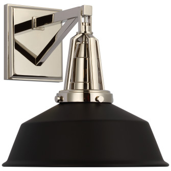 Layton LED Wall Sconce in Polished Nickel (268|CHD 2455PN-BLK)