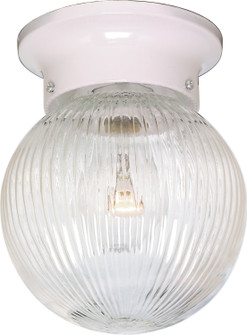 One Light Flush Mount in White (72|SF76-257)