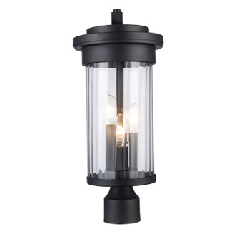 Carmel Three Light Post Lantern in Black (110|51413 BK)