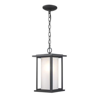 Shaakar One Light Outdoor Hanging Lantern in Black (110|51404 BK)