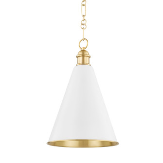 Fenimore One Light Pendant in Aged Brass (428|H761701A-AGB/SWH)