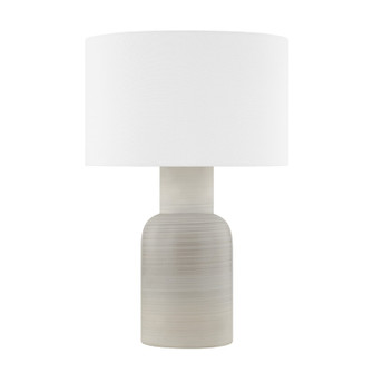 Breezy Point One Light Table Lamp in Aged Brass/Matte Dune Ceramic (70|L2060-AGB/CMD)